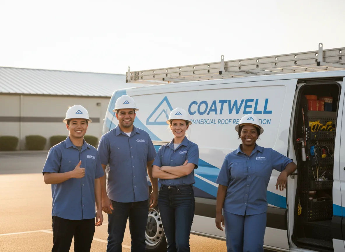 Commercial roof coating company in Coaldale, CO